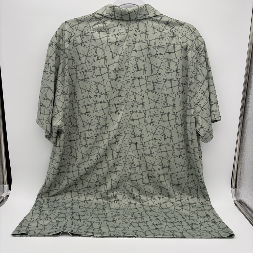 NWT Nike Mens XL Jade Horizon DriFIT Victory Pine Needle Print Golf Polo Shirt - Picture 3 of 5